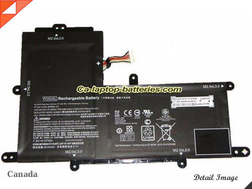  image 5 of TPN-Q166 Battery, Canada Li-ion Rechargeable 4810mAh, 37Wh  HP TPN-Q166 Batteries