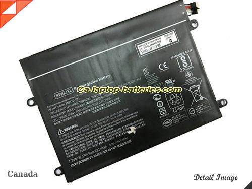  image 5 of SW02XL Battery, Canada Li-ion Rechargeable 4221mAh, 33Wh  HP SW02XL Batteries
