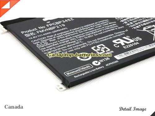  image 3 of Genuine FUJITSU UH552 Battery For laptop 2840mAh, 42Wh , 14.8V, Black , Li-ion