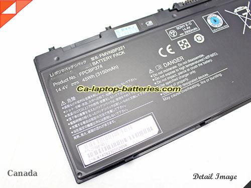  image 2 of Genuine FUJITSU LifeBook Q702 Battery For laptop 3150mAh, 45Wh , 14.4V, Black , Li-ion