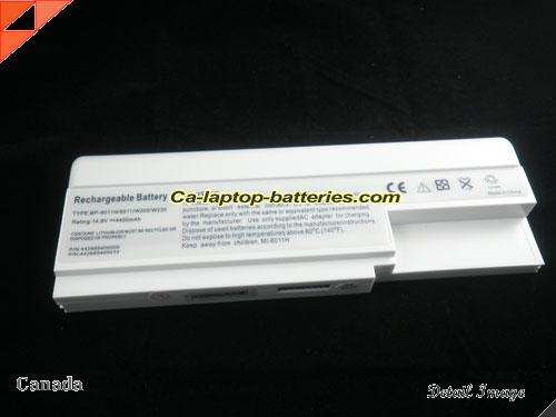  image 5 of MITAC MiNote 8011 Replacement Battery 4400mAh 14.8V White Li-ion