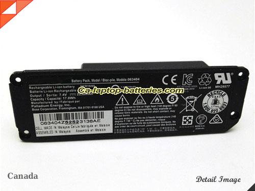  image 1 of 063404 Battery, Canada Li-ion Rechargeable 2230mAh, 17Wh  BOSE 063404 Batteries