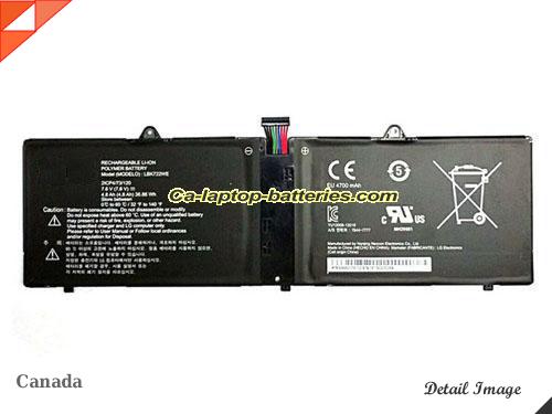  image 1 of LBK722WE Battery, Canada Li-ion Rechargeable 36.86Wh, 4.8Ah LG LBK722WE Batteries