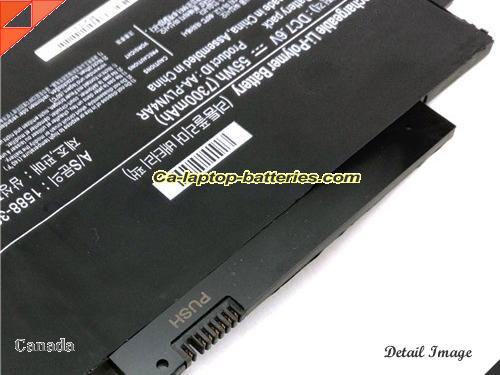  image 3 of Genuine SAMSUNG NP910S5JK03CN Battery For laptop 7300mAh, 55Wh , 7.6V, Black , Li-ion