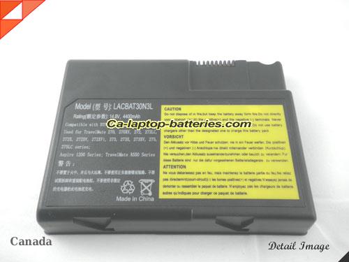  image 5 of BTP-550 Battery, Canada Li-ion Rechargeable 4400mAh ACER BTP-550 Batteries