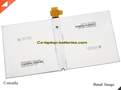  image 1 of MICROSOFT Surface pro 4 1724 Replacement Battery 5087mAh, 38.2Wh  7.5V Sliver Li-ion