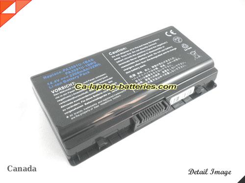 image 1 of TOSHIBA PSKQ8A-00E001 Replacement Battery 2200mAh 14.4V Black Li-ion