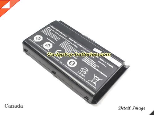  image 4 of Genuine CLEVO W370SS Battery For laptop 5200mAh, 76.96Wh , 14.8V, Black , Li-ion