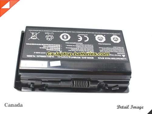  image 5 of Genuine CLEVO W370SS Battery For laptop 5200mAh, 76.96Wh , 14.8V, Black , Li-ion