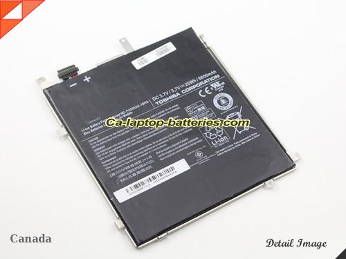  image 3 of Genuine TOSHIBA Excite At10a Battery For laptop 6600mAh, 25Wh , 3.7V, Black , Li-Polymer