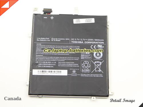  image 5 of Genuine TOSHIBA Excite At10a Battery For laptop 6600mAh, 25Wh , 3.7V, Black , Li-Polymer