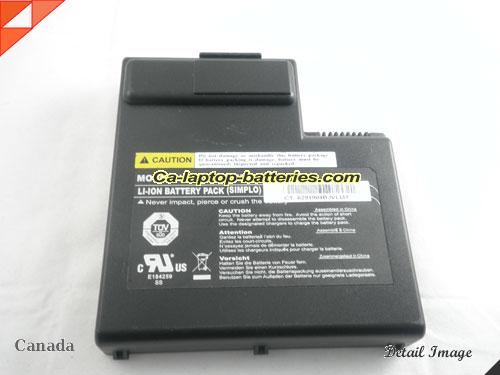  image 2 of Genuine CLEVO M560A Battery For laptop 4400mAh, 14.8V, Black , Li-ion