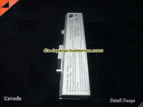  image 3 of HASEE Q200 Replacement Battery 4400mAh, 4.4Ah 11.1V Silver Li-ion