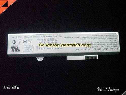  image 5 of HASEE Q200 Replacement Battery 4400mAh, 4.4Ah 11.1V Silver Li-ion