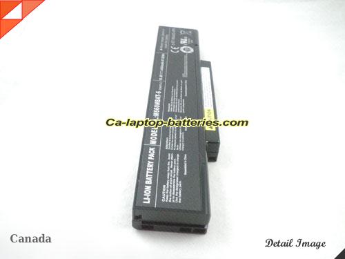  image 3 of Genuine CLEVO W76SUA Battery For laptop 4400mAh, 47.52Wh , 10.8V, Black , Li-ion