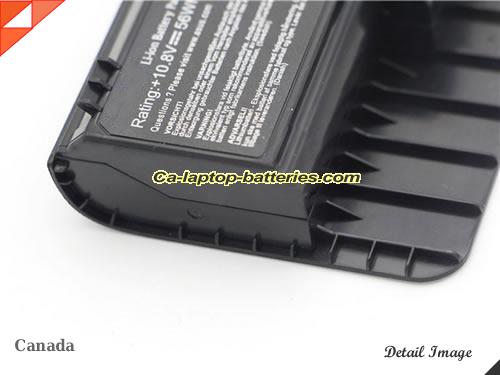  image 2 of Genuine ASUS N751JK Battery For laptop 5200mAh, 56Wh , 10.8V, Black , Li-ion