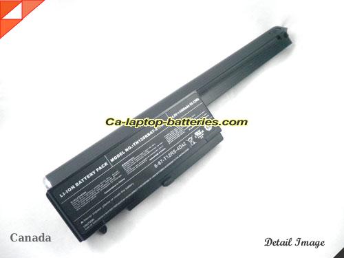  image 1 of CLEVO TN120 Series Replacement Battery 4400mAh 14.8V Black Li-ion