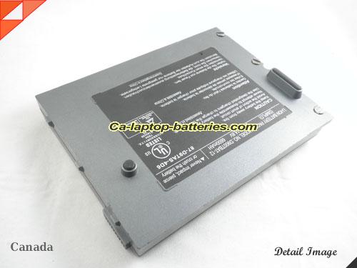  image 2 of Genuine CLEVO PortaNote D9K Battery For laptop 6600mAh, 14.8V, Grey , Li-ion