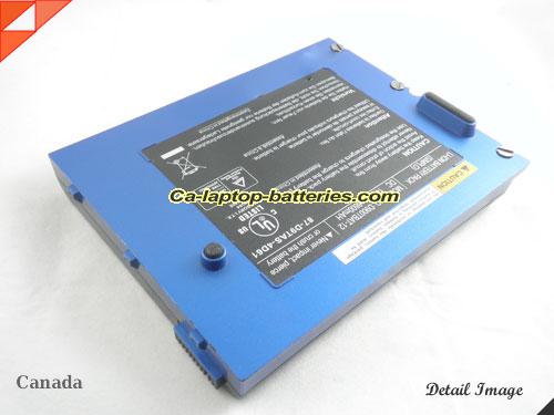  image 2 of Genuine CLEVO PortaNote D9K Battery For laptop 6600mAh, 14.8V, Blue , Li-ion