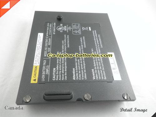  image 4 of CLEVO PortaNote D9K Replacement Battery 6600mAh 14.8V Black Li-ion