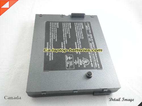  image 4 of Genuine CLEVO PortaNote D9K Battery For laptop 6600mAh, 14.8V, Grey , Li-ion