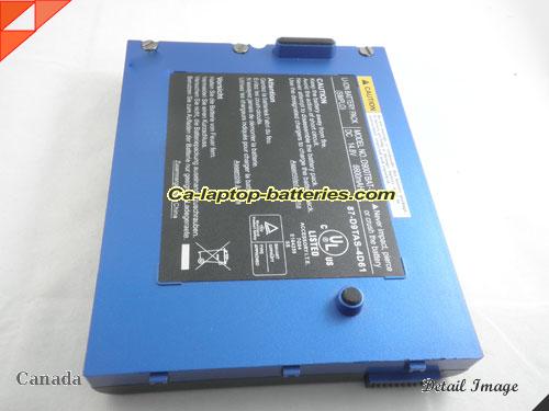  image 4 of Genuine CLEVO PortaNote D9K Battery For laptop 6600mAh, 14.8V, Blue , Li-ion
