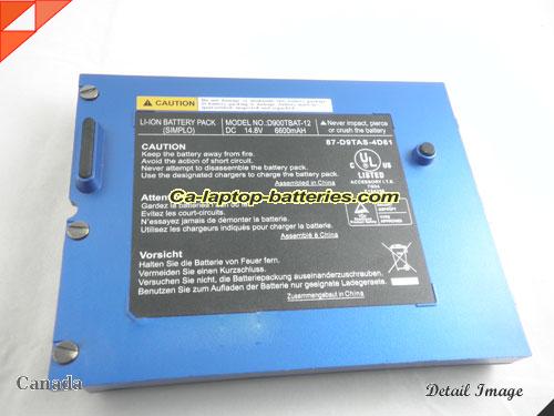  image 5 of Genuine CLEVO PortaNote D9K Battery For laptop 6600mAh, 14.8V, Blue , Li-ion