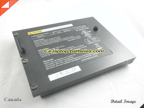  image 1 of CLEVO PortaNote D90T Replacement Battery 6600mAh 14.8V Black Li-ion