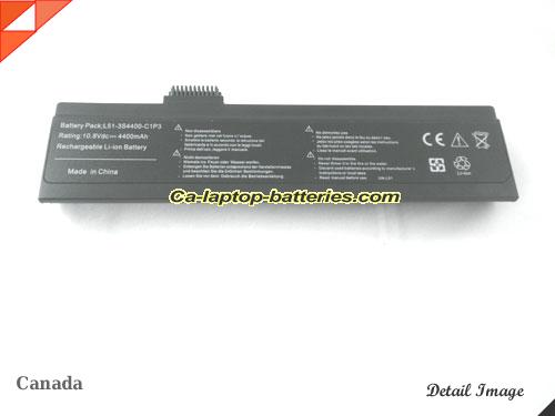  image 5 of UNIWILL L50RI0 Replacement Battery 4400mAh 11.1V Black Li-ion