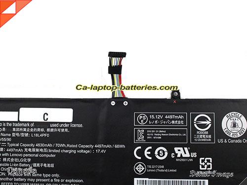 image 4 of 5B10T09088 Battery, Canada Li-ion Rechargeable 4630mAh, 70Wh  LENOVO 5B10T09088 Batteries