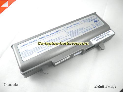  image 4 of Genuine CLEVO M620 Battery For laptop 2400mAh, 14.8V, Sliver , Li-ion