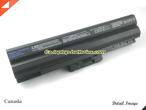  image 2 of SONY VGN-FW107J Replacement Battery 6600mAh 10.8V Black Li-ion