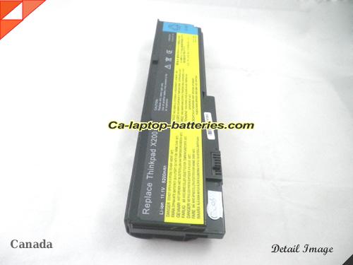  image 3 of LENOVO Thinkpad X200 Replacement Battery 5200mAh 10.8V Black Li-ion