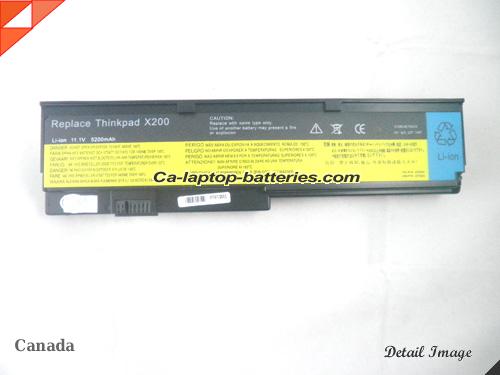  image 5 of LENOVO Thinkpad X200 Replacement Battery 5200mAh 10.8V Black Li-ion