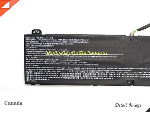 image 5 of AP18JHQ Battery, Canada Li-ion Rechargeable 5550mAh, 84.36Wh  ACER AP18JHQ Batteries