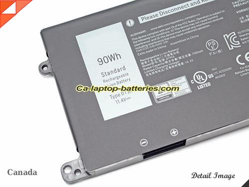  image 2 of Genuine DELL ALWA51M-D1968B Battery For laptop 7890mAh, 90Wh , 11.4V, Black , Li-Polymer