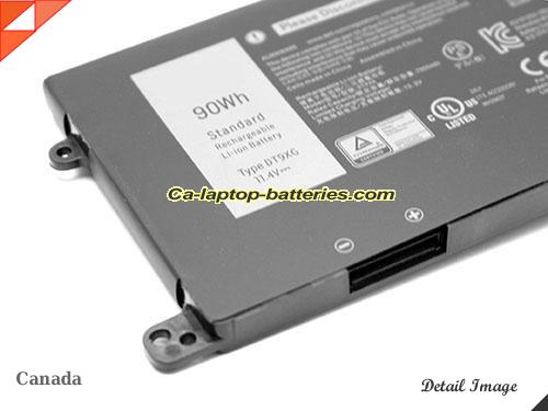  image 5 of Genuine DELL ALWA51M-D1968B Battery For laptop 7890mAh, 90Wh , 11.4V, Black , Li-Polymer