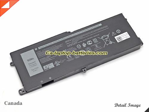  image 1 of Genuine DELL ALWA51M-D1733B Battery For laptop 7890mAh, 90Wh , 11.4V, Black , Li-Polymer