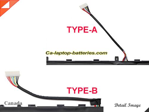  image 5 of Genuine MSI P65 8RE-008 Battery For laptop 5380mAh, 80.25Wh , 15.2V, Black , Li-Polymer