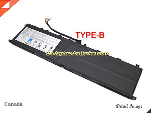  image 4 of Genuine MSI 0016Q3-010 Battery For laptop 5380mAh, 80.25Wh , 15.2V, Black , Li-Polymer