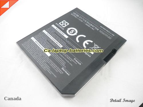  image 2 of Genuine ALIENWARE ALIENWARE AREA 51 M17X Battery For laptop 6600mAh, 14.8V, Black , Li-ion