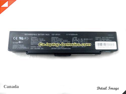  image 5 of SONY VGN-SZ28TP Replacement Battery 4400mAh 11.1V Black Li-ion