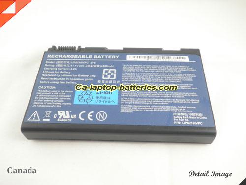  image 5 of BT.00603.024 Battery, Canada Li-ion Rechargeable 4000mAh ACER BT.00603.024 Batteries