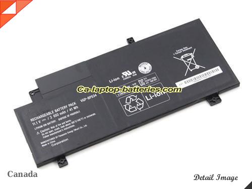  image 1 of Genuine SONY Vaio SV-F15A1S2ES Battery For laptop 3650mAh, 41Wh , 11.1V, Black , Li-ion