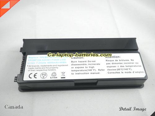  image 5 of FUJITSU LifeBook P8010 Replacement Battery 6600mAh 7.2V Black Li-ion