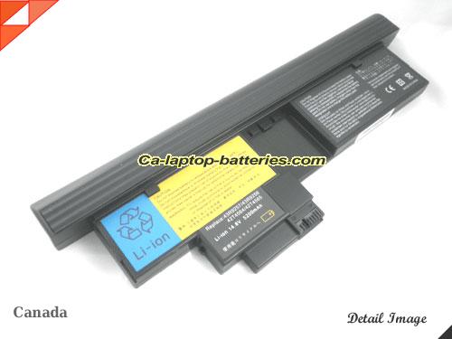  image 1 of IBM ThinkPad X200 Tablet 7453 Replacement Battery 4300mAh 14.4V Black Li-ion