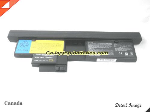  image 5 of IBM ThinkPad X200 Tablet 7453 Replacement Battery 4300mAh 14.4V Black Li-ion
