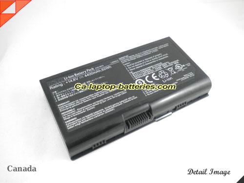  image 1 of ASUS M70vn Replacement Battery 4400mAh 14.8V Black Li-ion