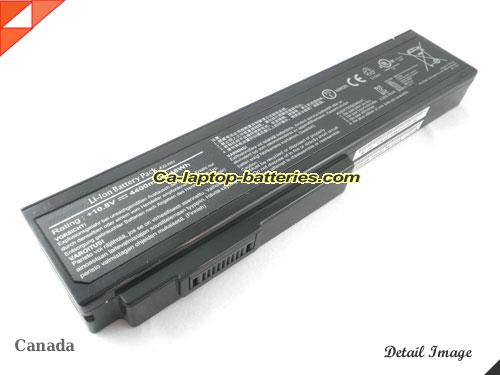  image 1 of ASUS N61J Replacement Battery 4400mAh 10.8V Black Li-ion
