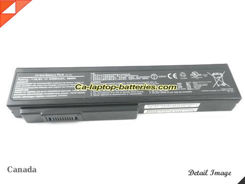  image 5 of ASUS N61Vn Replacement Battery 4400mAh 10.8V Black Li-ion